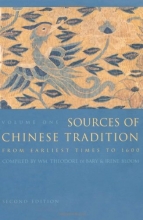 Cover art for Sources of Chinese Tradition, Vol. 1