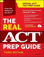 Cover art for The Real ACT Prep Guide (Book + Bonus Online Content), (Reprint) (Official Act Prep Guide)