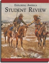 Cover art for Exploring America Student Review Packet with Tests and Quiz booklet Ray Notgrass 2014 Edition