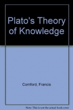 Cover art for Plato's Theory of knowledge, The Theaetetus and the Sophist of Plato translated with a running commentary