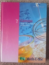 Cover art for Math U See Gamma Instructional Manual