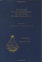 Cover art for Questions on the Metaphysics of Aristotle by John Duns Scotus (Text Series, Number 19, Volume 2)