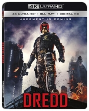 Cover art for Dredd 4K Ultra HD [Blu-ray + Digital HD]