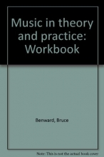 Cover art for Music in theory and practice: Workbook