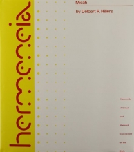 Cover art for Micah (Hermeneia: A Critical & Historical Commentary on the Bible)