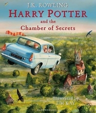 Cover art for Harry Potter & the Chamber of Secrets- illustrated