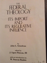 Cover art for The federal theology: Its import and its regulative influence