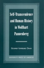 Cover art for Self-Transcendence and Human History in Wolfhart Pannenberg