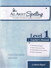 Cover art for All About Spelling Level 1 Teacher's Manual
