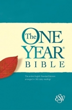 Cover art for ESV One Year Bible, Hardcover, Black Letter Text
