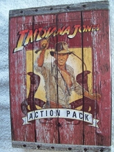 Cover art for Indiana Jones Action Pack 3 Book Set plus Bonus Poster - Indiana Jones and the Pyramid of the Sorcerer, Indiana Jones and the Mystery of Mount Sinai, The Indiana Jones Handbook: The Complete Adventurer's Guide
