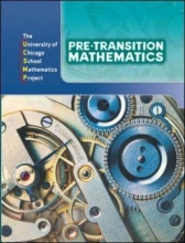 Cover art for Pre-Transition Mathematics (University of Chicago School Mathematics Project)