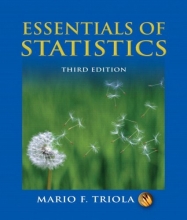 Cover art for Essentials of Statistics (3rd Edition)