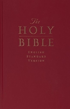 Cover art for The Holy Bible: English Standard Version (Pew and Worship Bible, Dark Red)