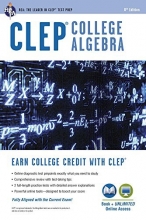 Cover art for CLEP College Algebra Book + Online (CLEP Test Preparation)