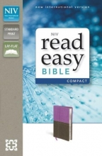 Cover art for NIV, ReadEasy Bible, Compact, Imitation Leather, Pink/Brown, Red Letter Edition
