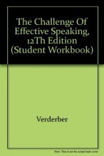 Cover art for The Challenge of Effective Speaking, 12th edition (Student Workbook)