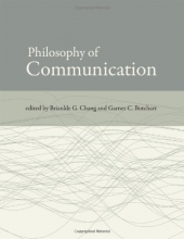 Cover art for Philosophy of Communication (MIT Press)