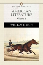 Cover art for American Literature, Volume I (Penguin Academics Series)