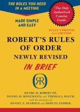 Cover art for Robert's Rules of Order Newly Revised In Brief, 2nd edition (Roberts Rules of Order in Brief)