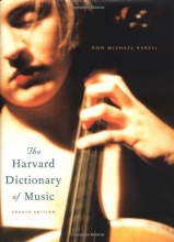 Cover art for The Harvard Dictionary of Music (Harvard University Press Reference Library)