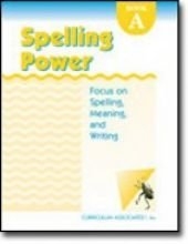 Cover art for Spelling Power Book A: Focus on Spelling, Meaning, and Writing