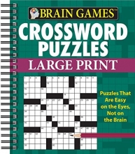 Cover art for Brain Games: Crossword Puzzles (Large Print)