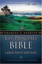 Cover art for Charles F. Stanley Life Principles Bible-NKJV-Large Print