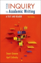 Cover art for From Inquiry to Academic Writing: A Text and Reader