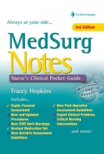 Cover art for Med Surg Notes: Nurse's Clinical Pocket Guide