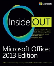 Cover art for Microsoft Office Inside Out: 2013 Edition