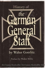 Cover art for History of the German General Staff, 1657-1945