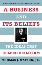 Cover art for A Business and Its Beliefs