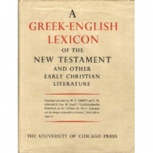 Cover art for A Greek English Lexicon of the New Testament and Other Early Christian Literature. Fourth Revised and Augmented Edition