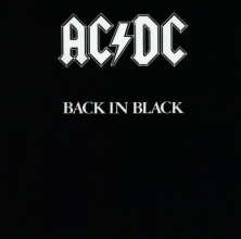 Cover art for Back in Black