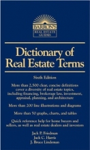 Cover art for Dictionary of Real Estate Terms (Barron's Business Guides)