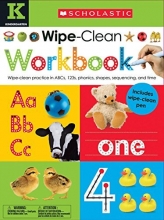 Cover art for Wipe Clean Workbook: Kindergarten (Scholastic Early Learners)
