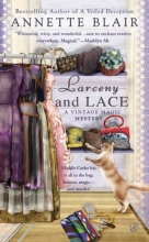 Cover art for Larceny and Lace (A Vintage Magic Mystery)