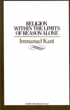 Cover art for Religion within the Limits of Reason Alone (Torchbooks)