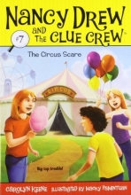 Cover art for The Circus Scare (Nancy Drew and the Clue Crew #7)