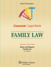 Cover art for Casenote Legal Briefs Family Law: Keyed to Areen and Regan, 5e