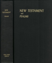 Cover art for The New Testament of Our Lord and Saviour Jesus Christ, King James Version (New Testament and Psalms, Large Print)