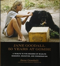 Cover art for Jane Goodall: 50 Years at Gombe