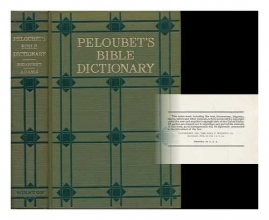 Cover art for Peloubet's Bible dictionary,