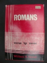 Cover art for Romans Verse by Verse by William R. Newell (1938) Hardcover