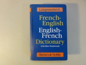 Cover art for French-English English-French Dictionary with Blue Headwords by Langenscheidt