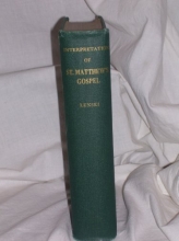 Cover art for The Interpretation of St. Matthew's Gospel
