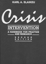 Cover art for Crisis Intervention: A Handbook for Practice and Research (2nd Edition)