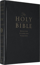 Cover art for Holy Bible: English Standard Version, Black, Genuine Leather