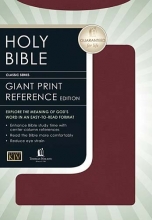 Cover art for Giant Print Center-Column Reference Bible (KJV, Burgundy Bonded Leather)